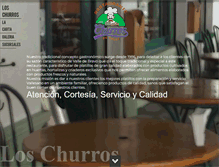 Tablet Screenshot of churrosdevalle.com